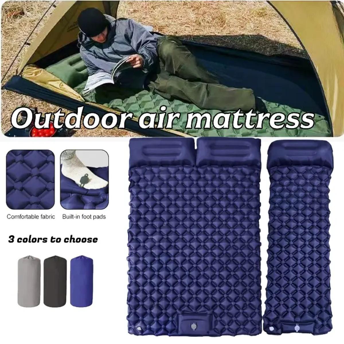 Outdoor Camping Rug - Single & Double Inflatable Air Mattress,