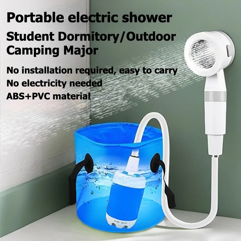 Outdoor Camping Bathroom - Portable Camp Shower Rechargeable Shower Outdoor