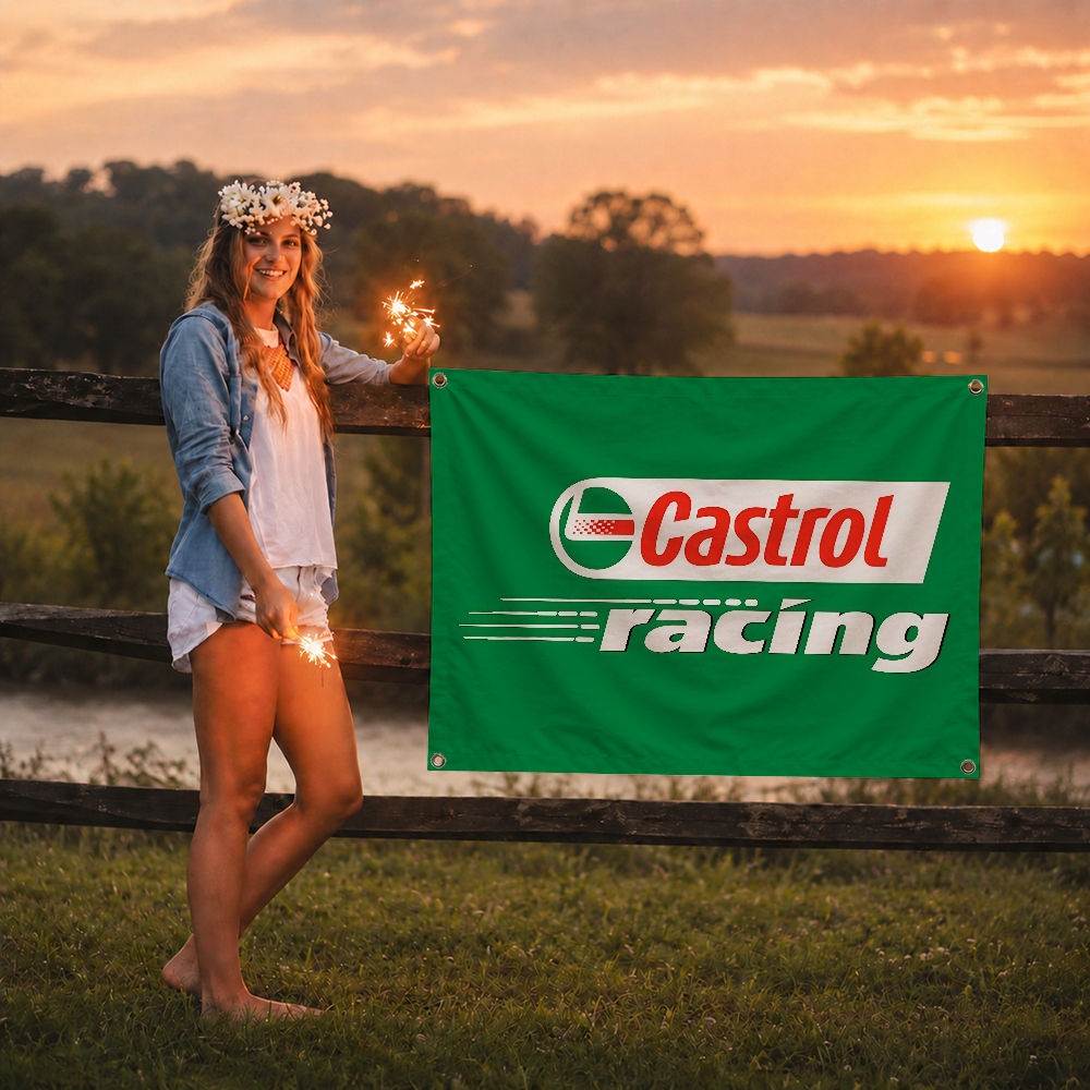C-Castrol Moto Oil Brand Flag  - đánh giá và giá Outdoor Camping Brands