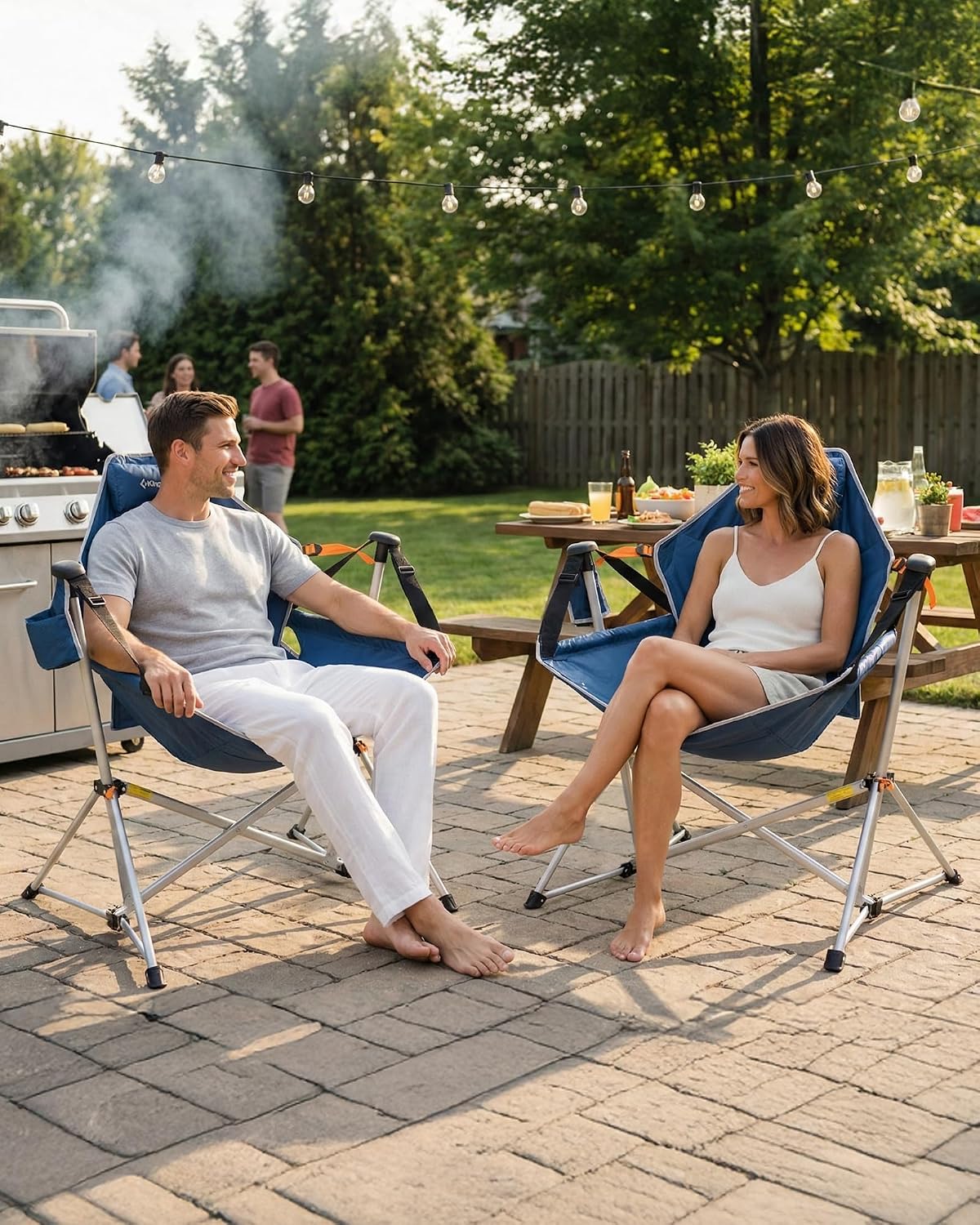 Portable Hammock Camping Chair - đánh giá và giá Outdoor Camping Rocker