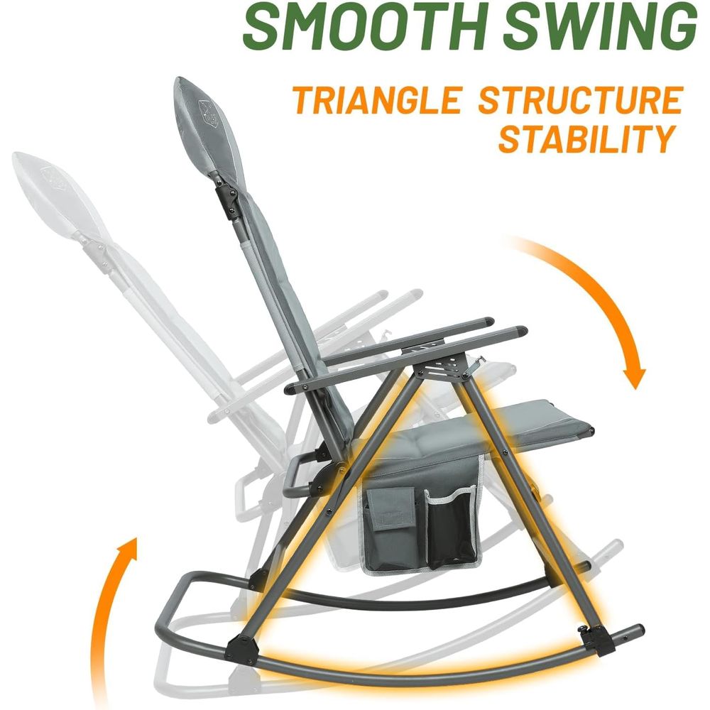 Oversized olding Rocking Campi - đánh giá và giá Outdoor Camping Rocker