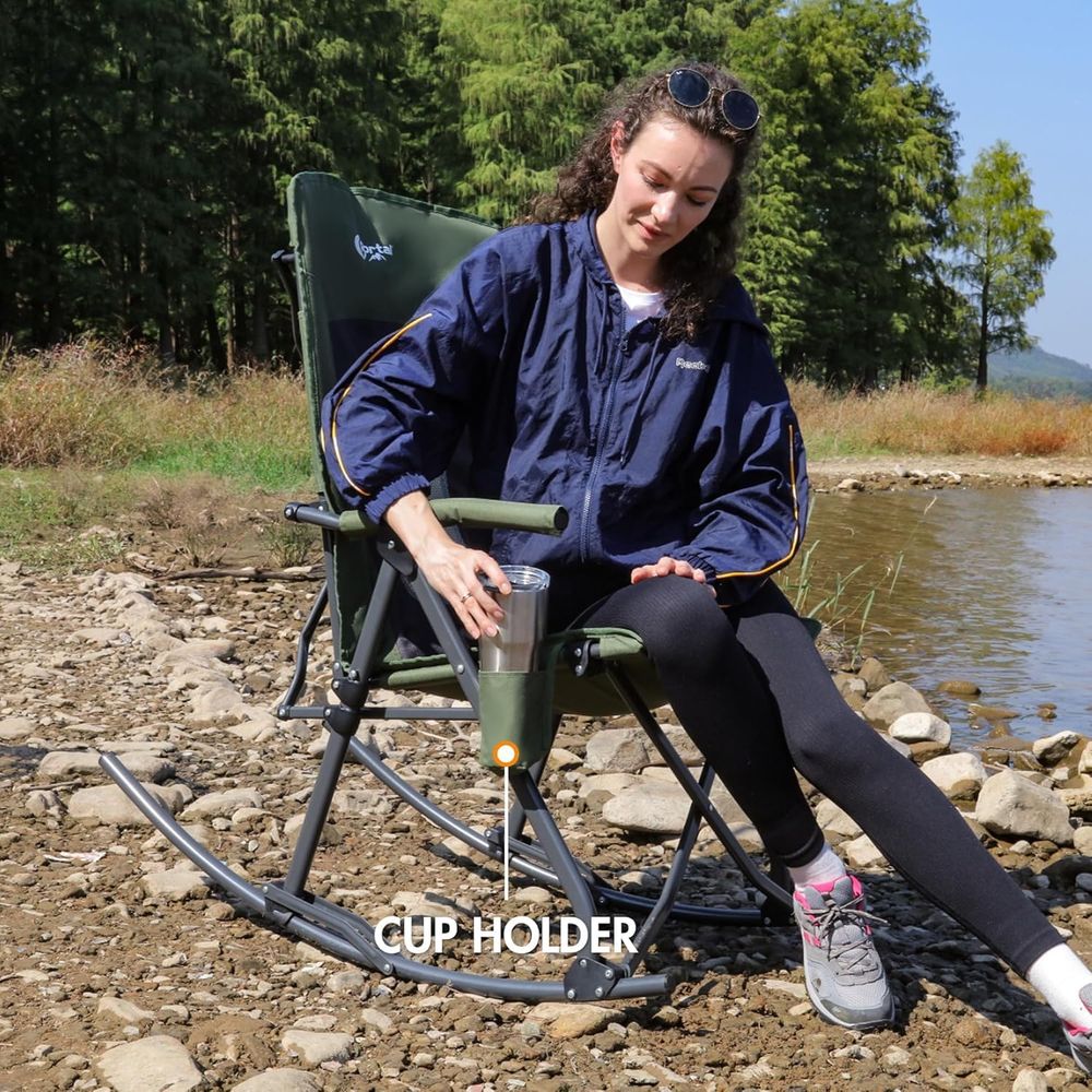 Oversized olding Rocking Campi - đánh giá và giá Outdoor Camping Rocker