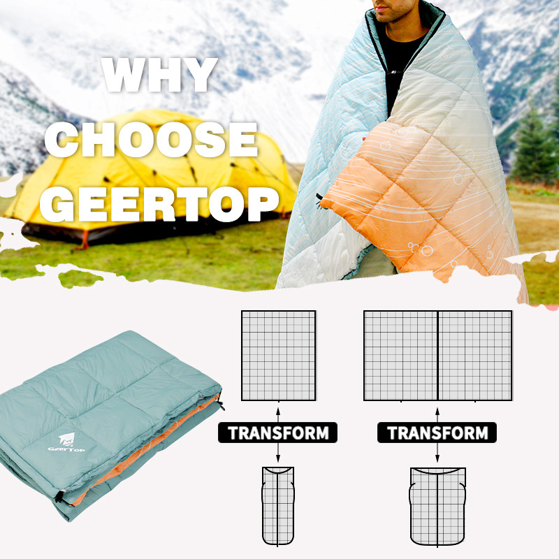 Adult Camping Down Sleeping Ba - đánh giá và giá Outdoor Camping Quilt