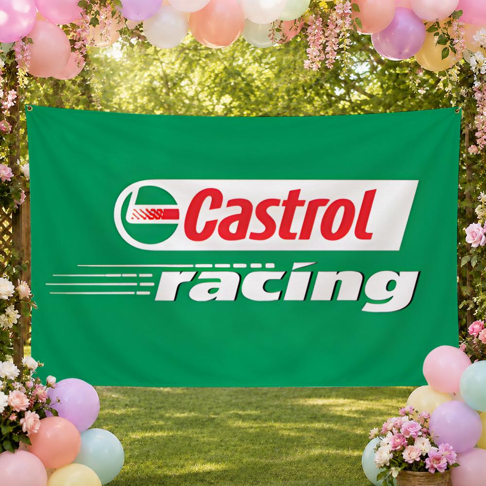 Auto Brand C-Castrol Flags Fan - đánh giá và giá Outdoor Camping Brands