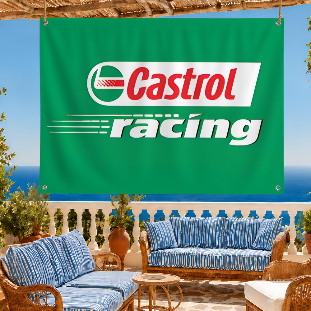 Auto Brand C-Castrol Flags Fan - đánh giá và giá Outdoor Camping Brands