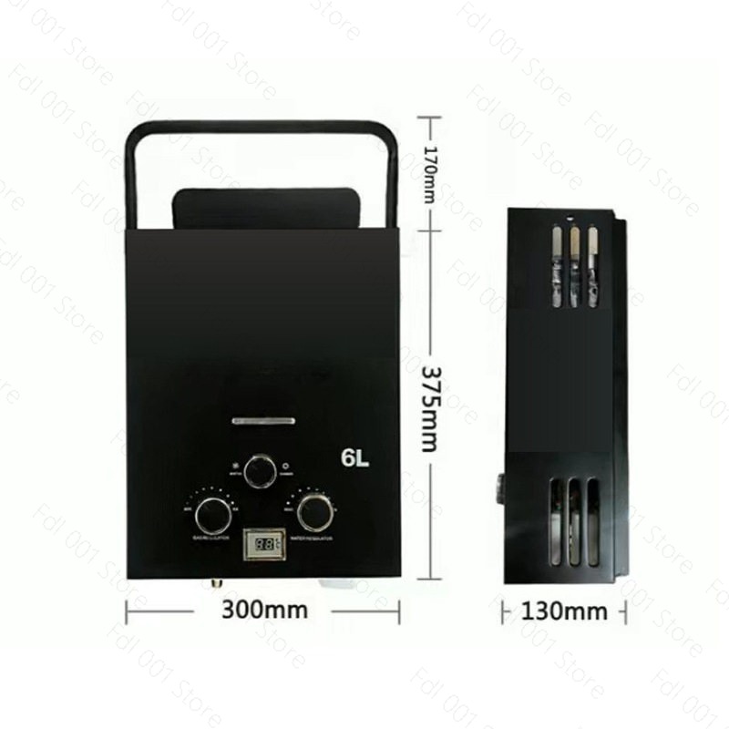 6L Portable Tankless Gas Water - đánh giá và giá Outdoor Camping Heater