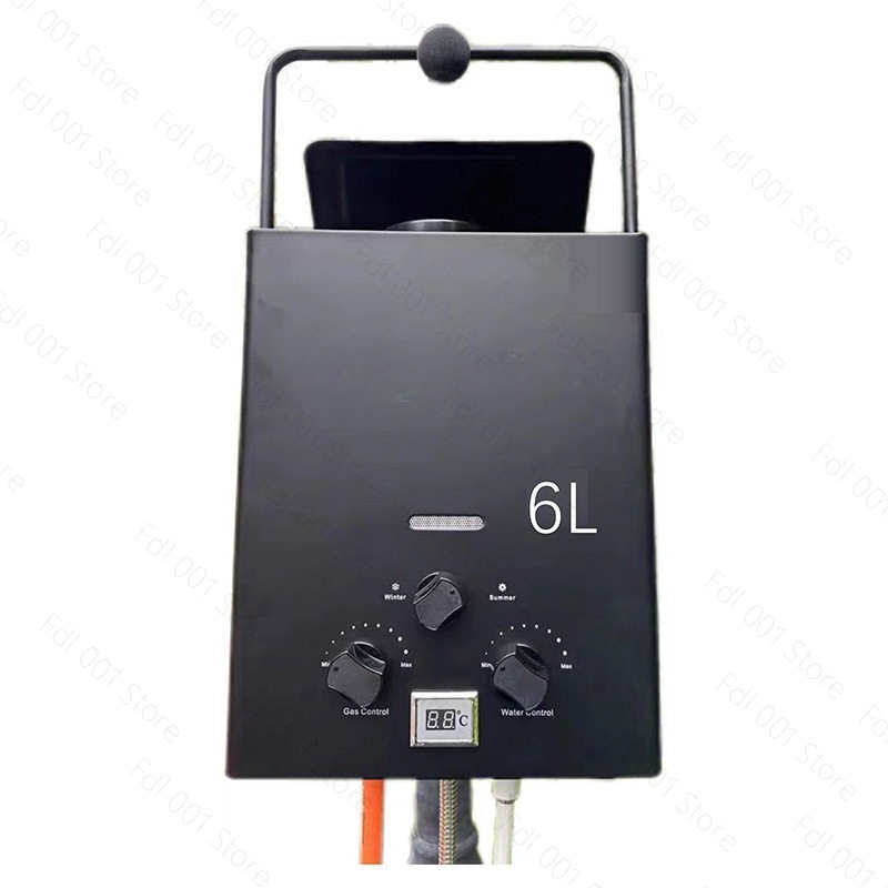 6L Portable Tankless Gas Water - đánh giá và giá Outdoor Camping Heater