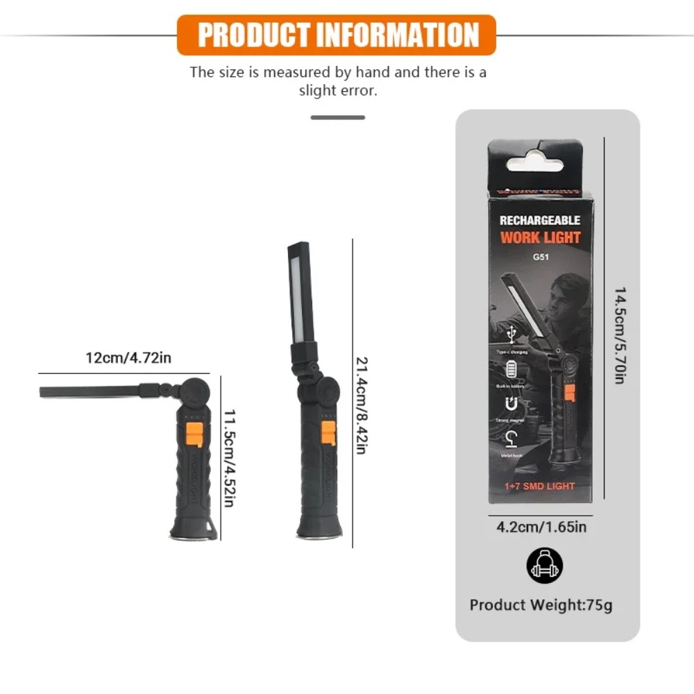 Portable COB LED Flashlight US - đánh giá và giá Outdoor Camping Accessories