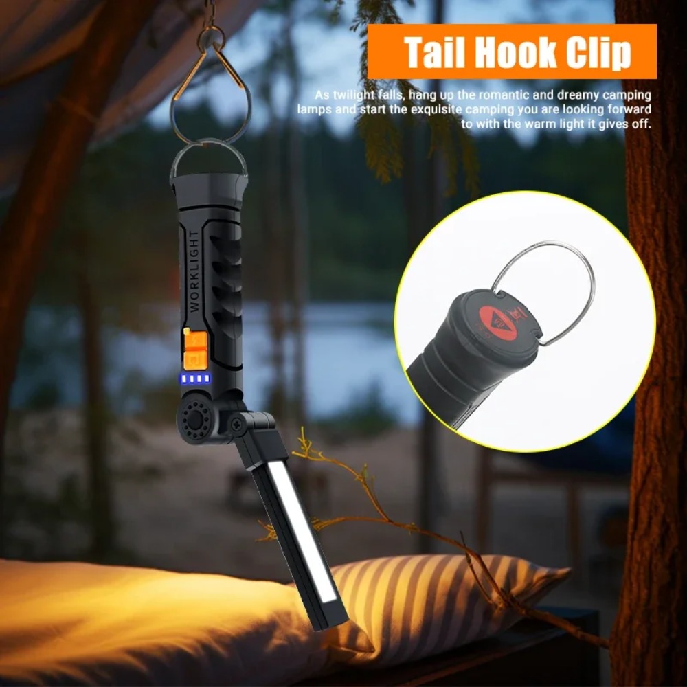Portable COB LED Flashlight US - đánh giá và giá Outdoor Camping Accessories