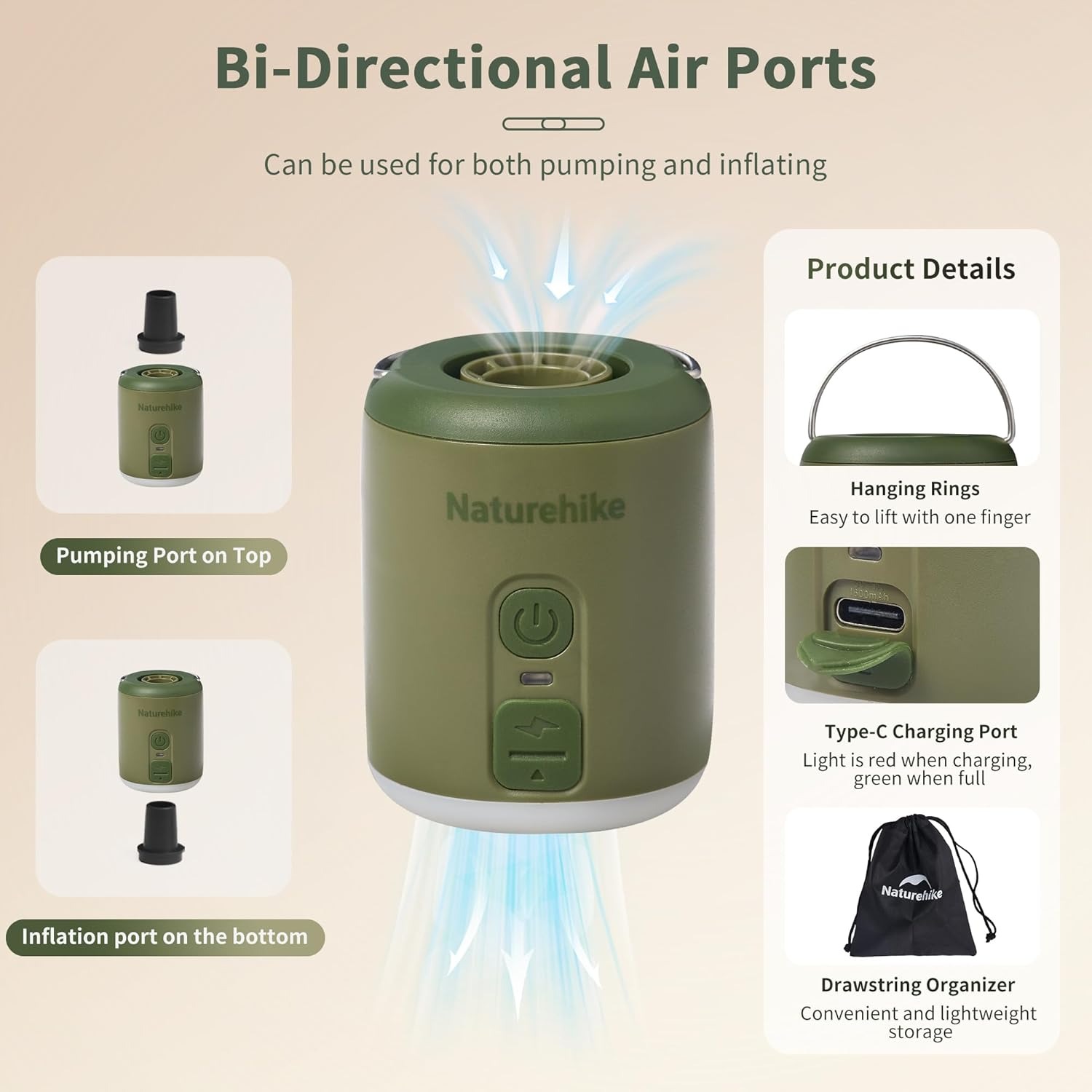 Naturehike Multi-function Air  - đánh giá và giá Outdoor Camping Rug
