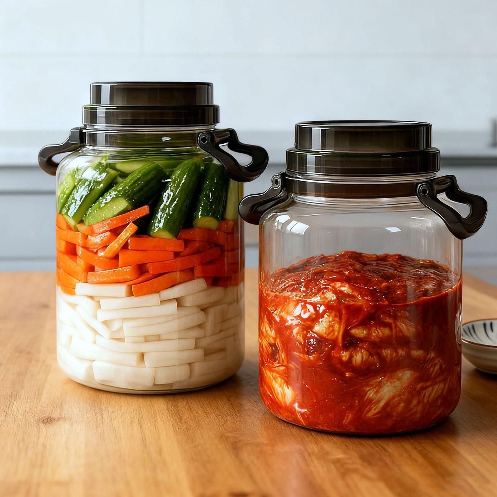 5L Pickle Jars with Lids Press - đánh giá và giá Bear Canister
