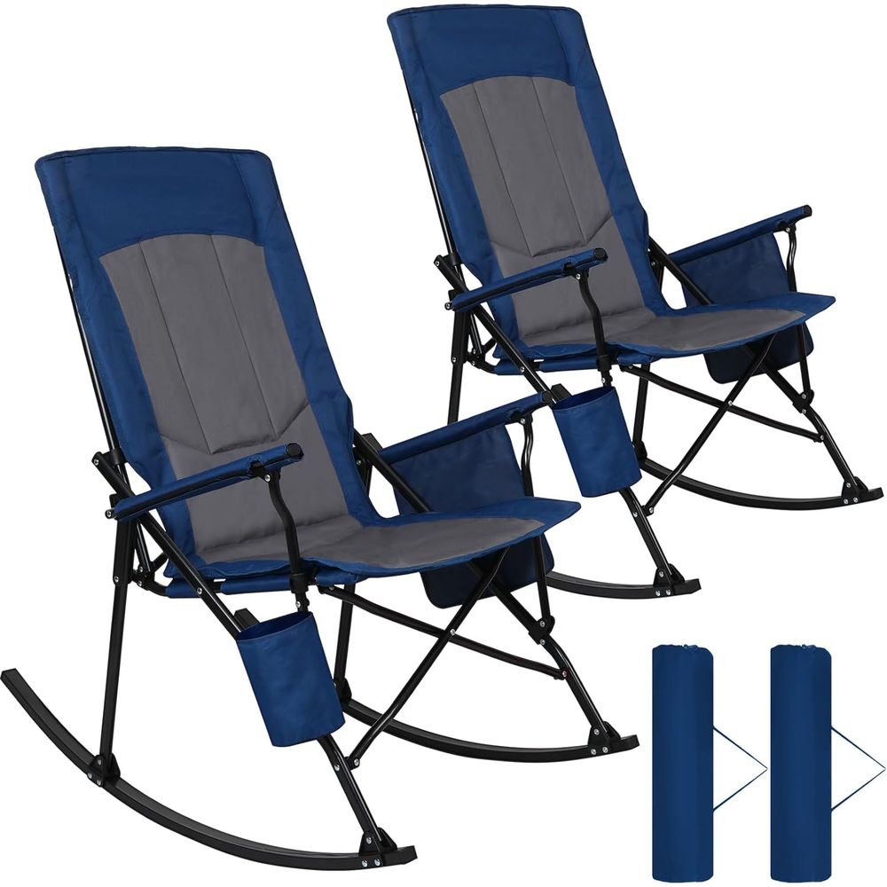 2 Pack High ack Portale Rockin - đánh giá và giá Outdoor Camping Rocker