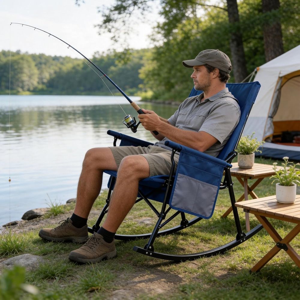 2 Pack High ack Portale Rockin - đánh giá và giá Outdoor Camping Rocker
