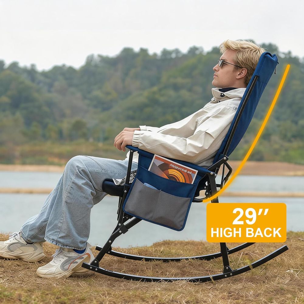 2 Pack High ack Portale Rockin - đánh giá và giá Outdoor Camping Rocker