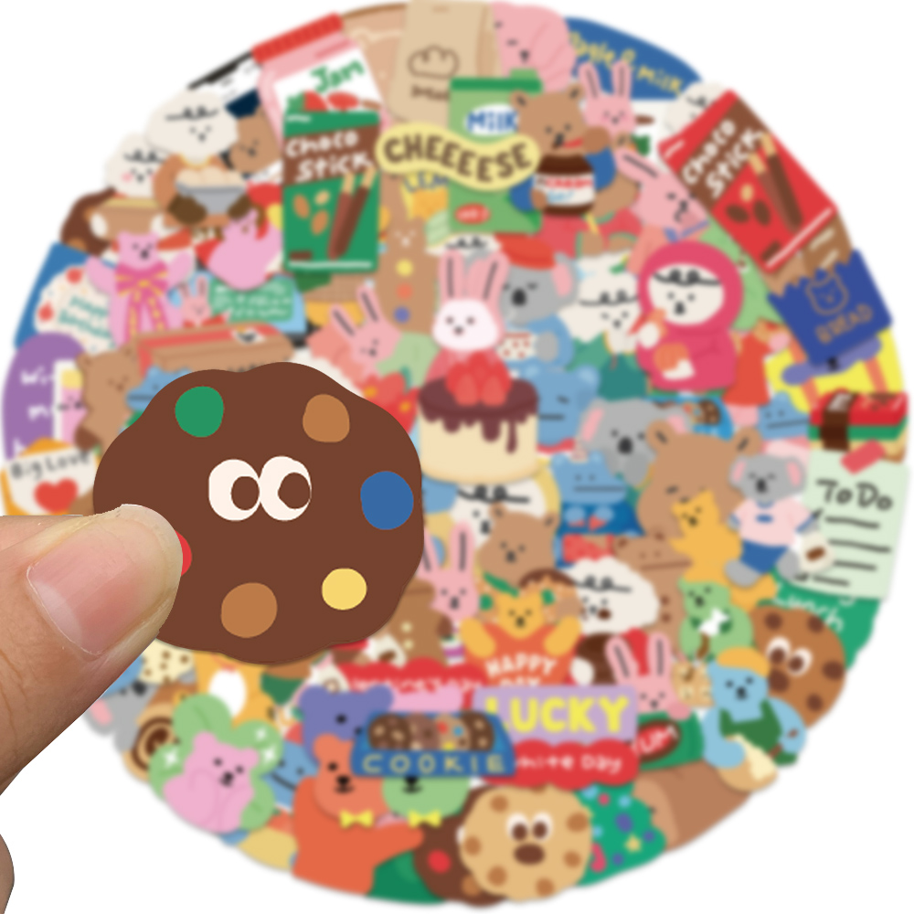 100pcs Pack Cartoon Dailylike  - đánh giá và giá Bear Canister