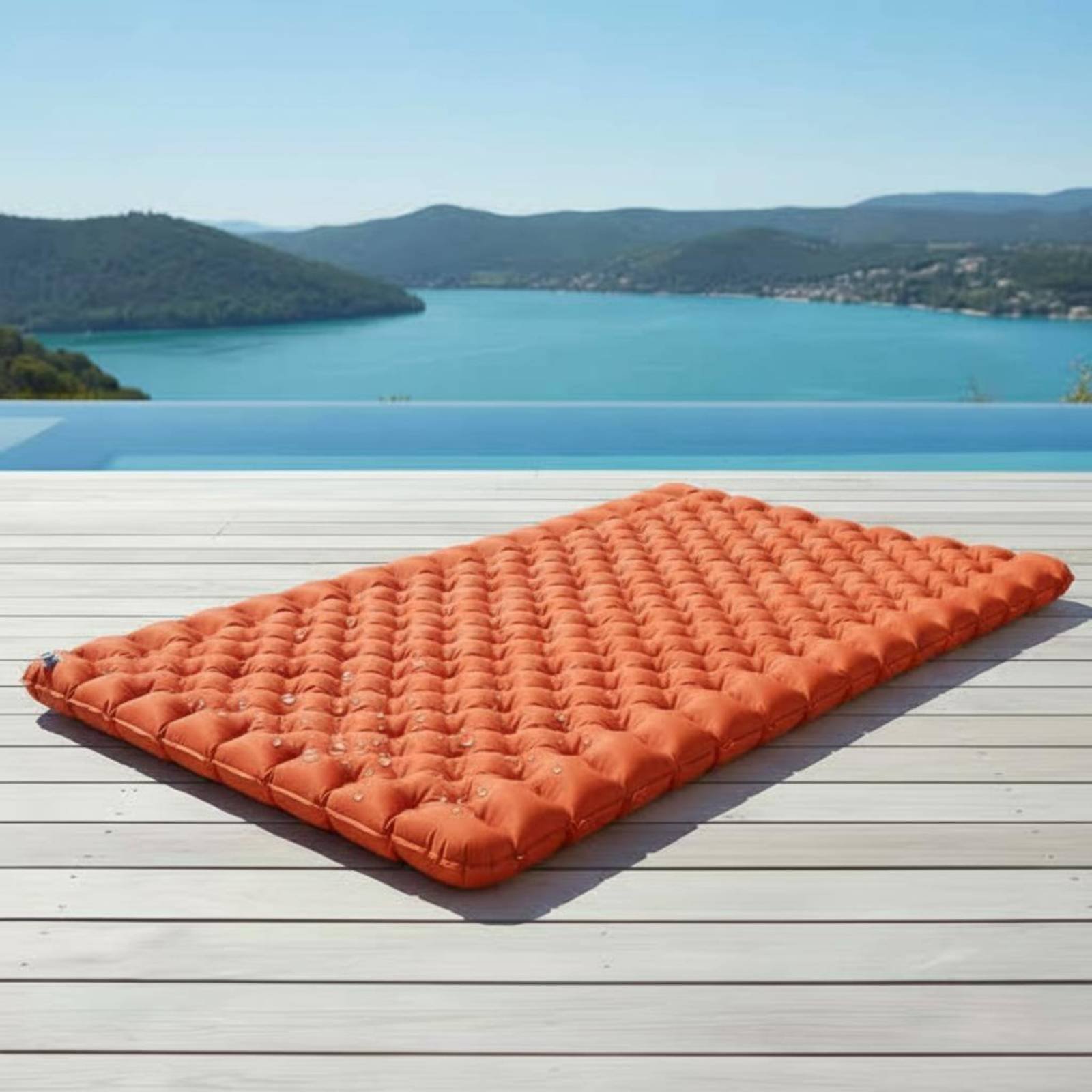Inflatable Camping Mat Nylon T - đánh giá và giá Outdoor Camping Rug