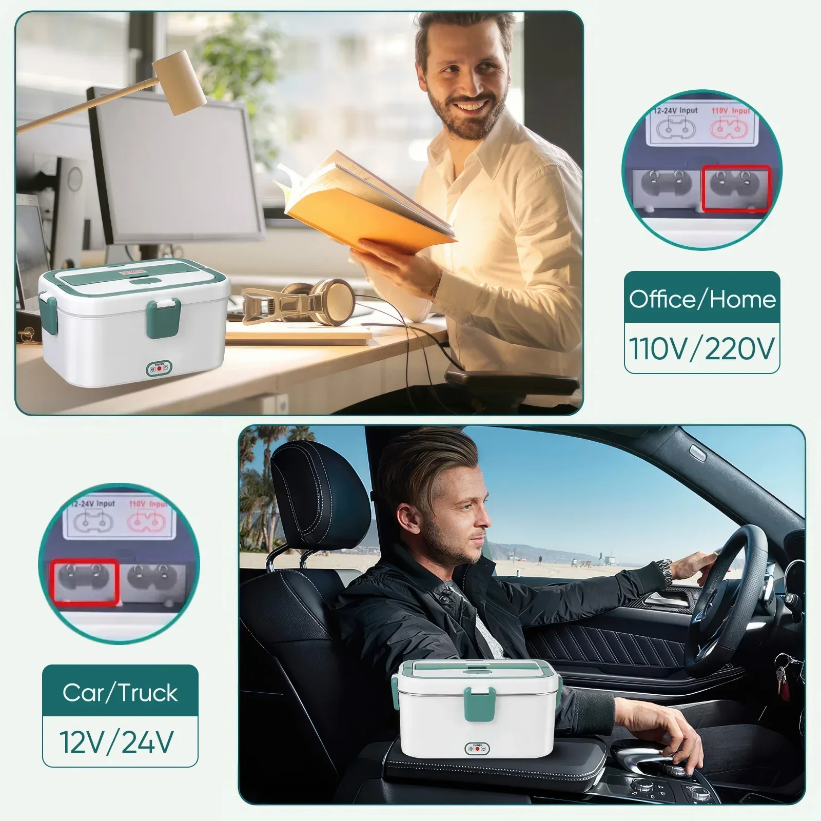 Electric Lunch Box Food Warmer - đánh giá và giá Outdoor Camping Heater