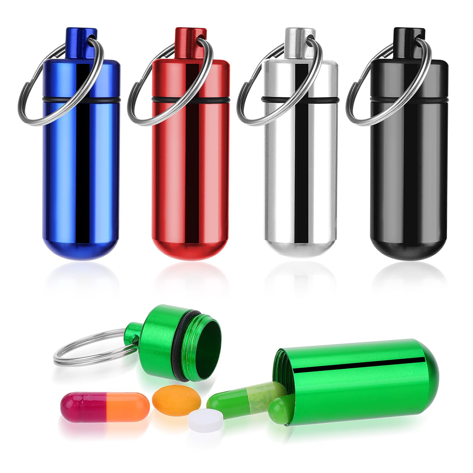 90Pcs Mini Pill Box Keychain W - đánh giá và giá Travel Outdoor Camping Youtube