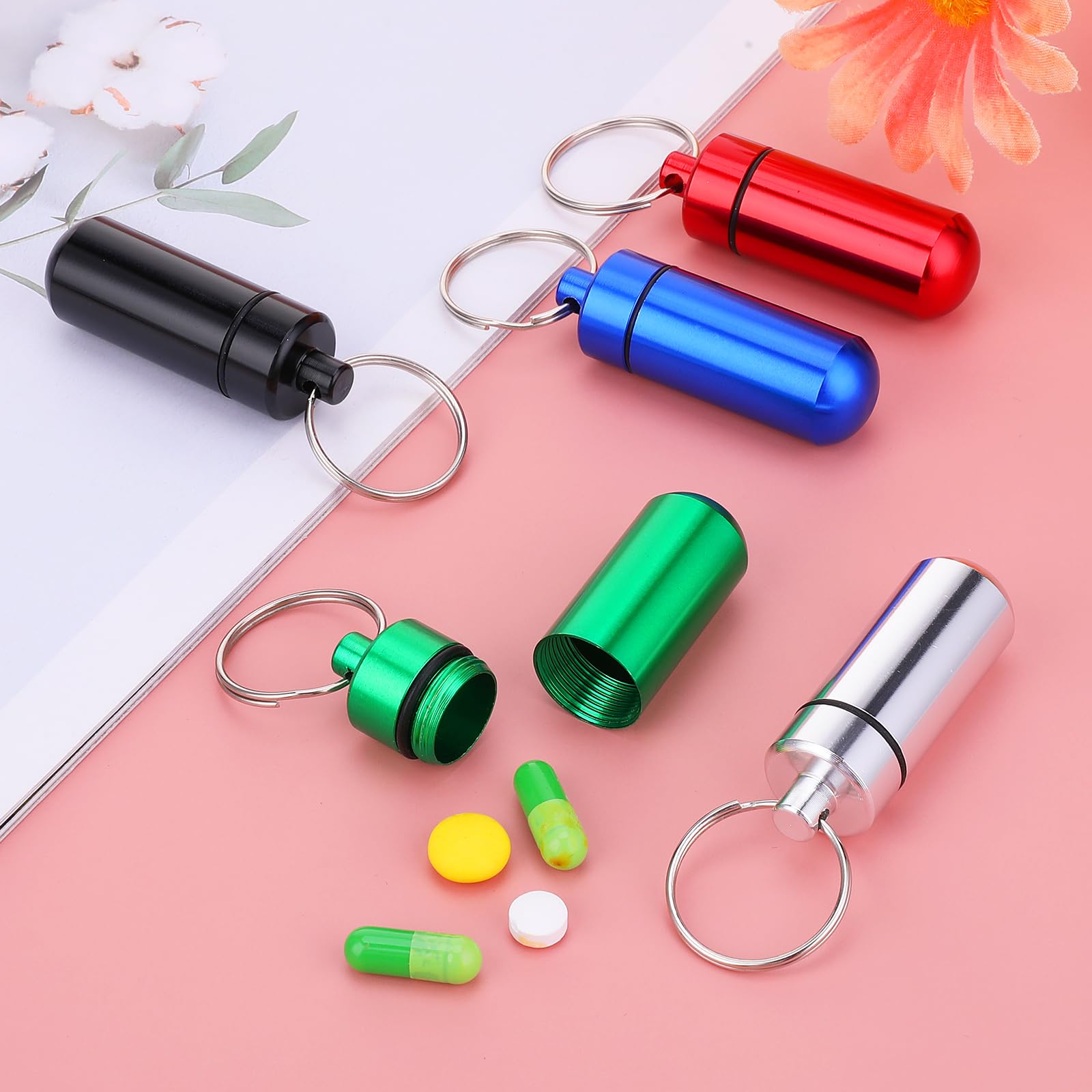 90Pcs Mini Pill Box Keychain W - đánh giá và giá Travel Outdoor Camping Youtube